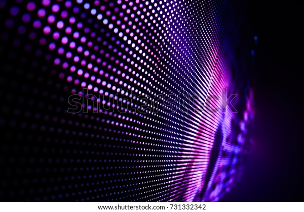how long do led strip lights last Abstract LED Light wall falling out of focus